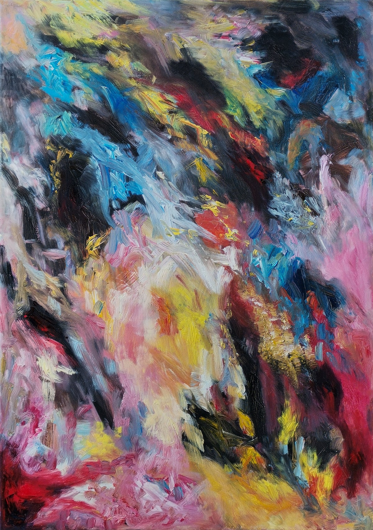 The source of power，painting, oil painting, canvas, original painting, abstract