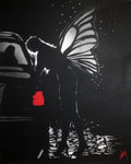 Street fairy 1 with FREE poem (on canvas).