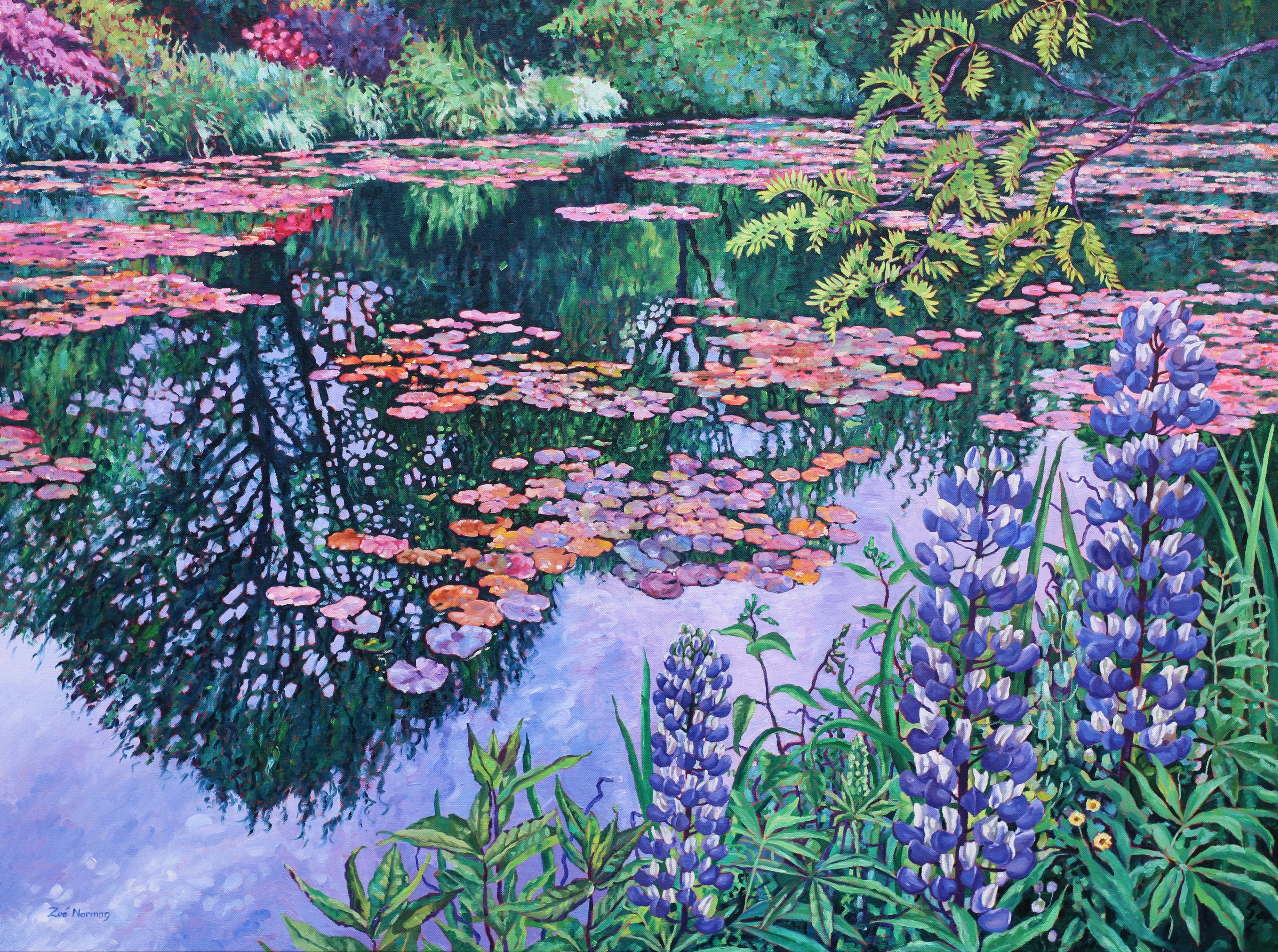 Summer Morning on the Pond