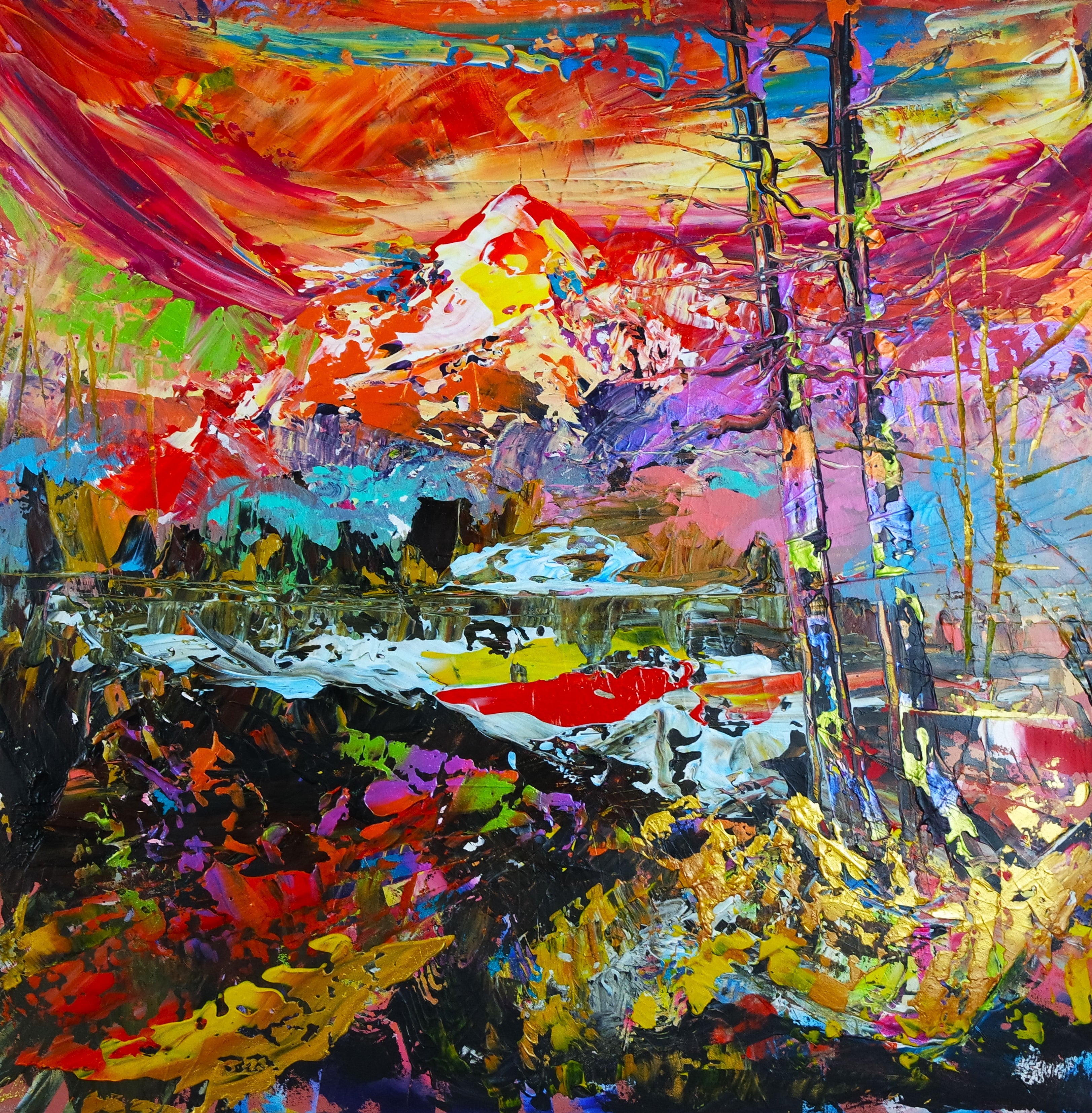 SOLD Sunset Panoramic Landscape 604