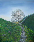 Sycamore Gap as the Light Fades