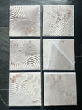 Sand and Taupe Minis | Textured canvas