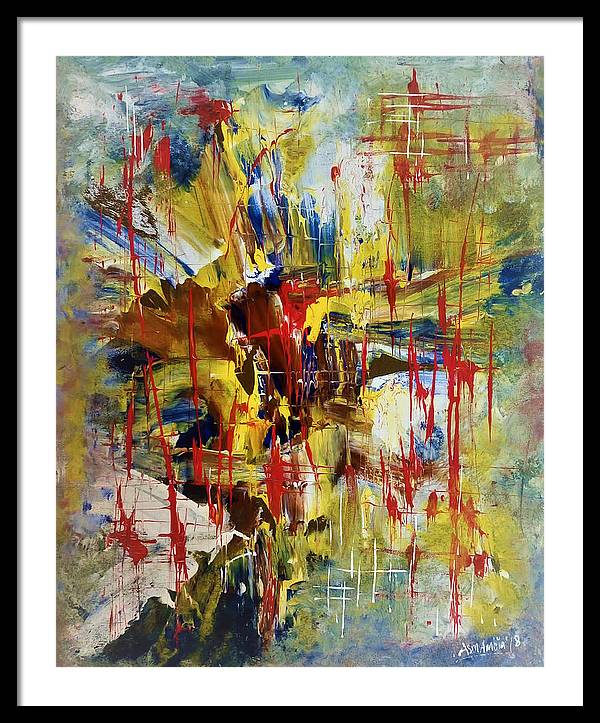 The Life behind obstacles Framed Print