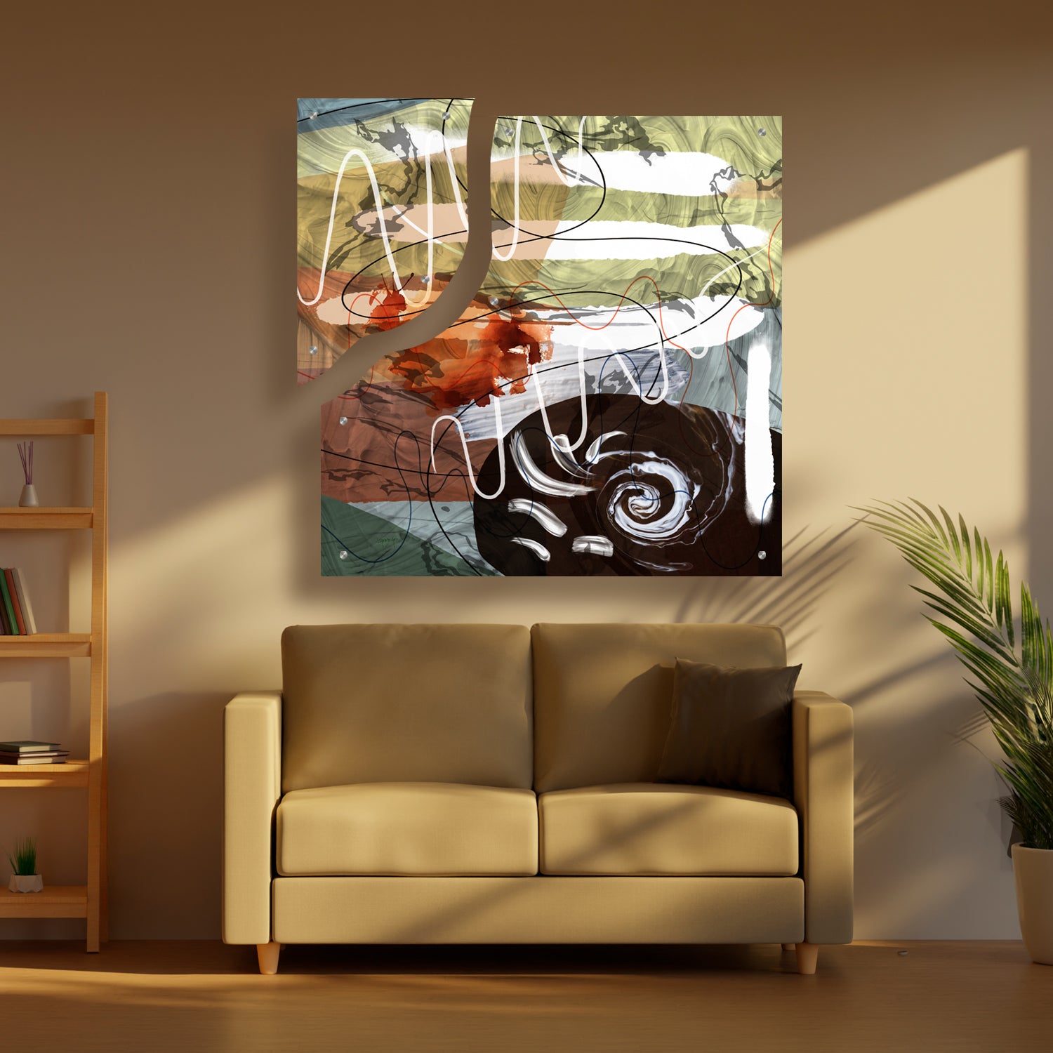 The World We Live In - Diptych