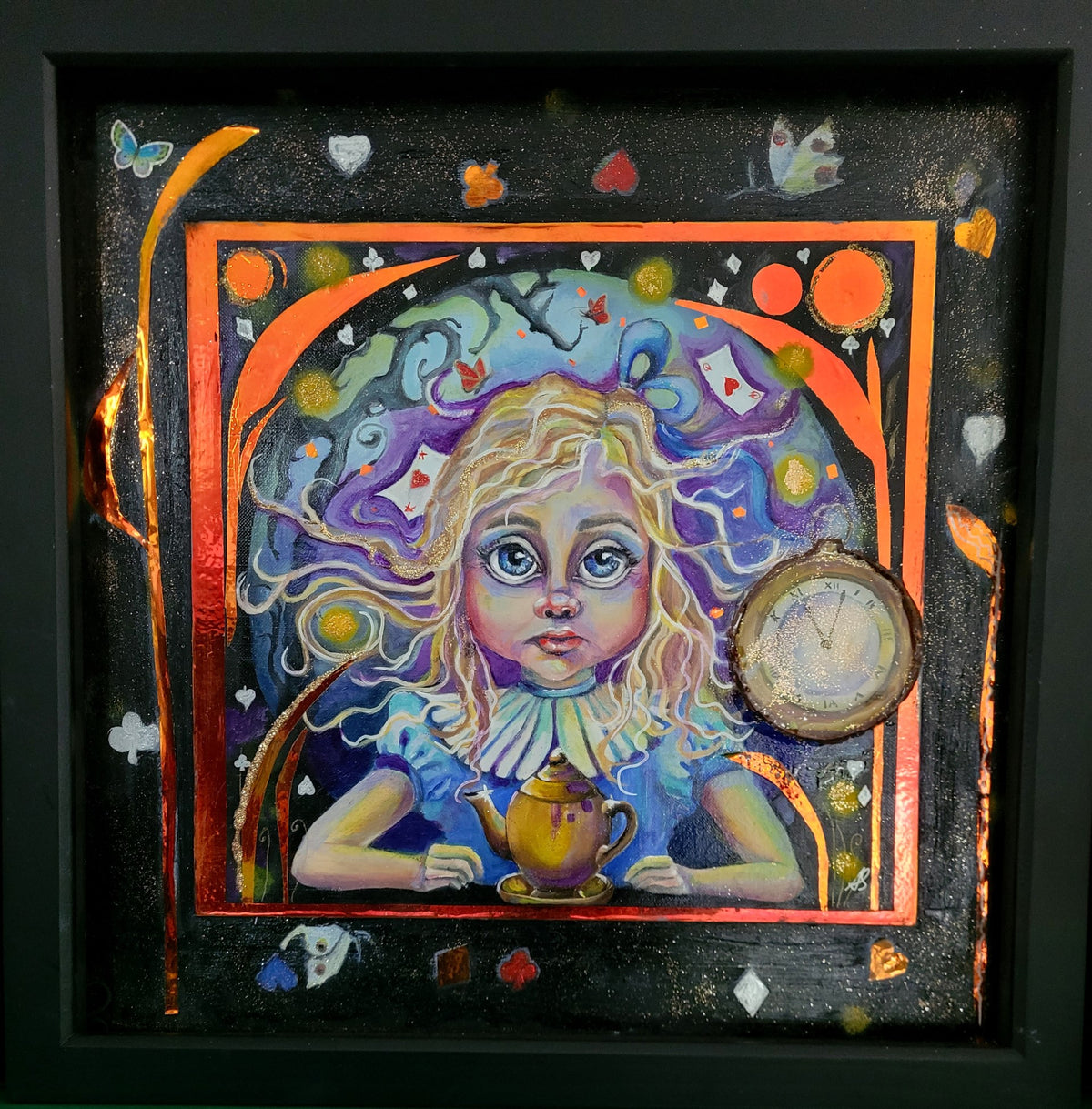 Alice in Wonderland - Set of three paintings