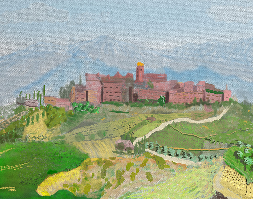 Tuscan Hilltop Town 4