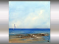 Stille - Abstract seascape ready to hang