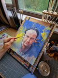 Tony Soprano portrait