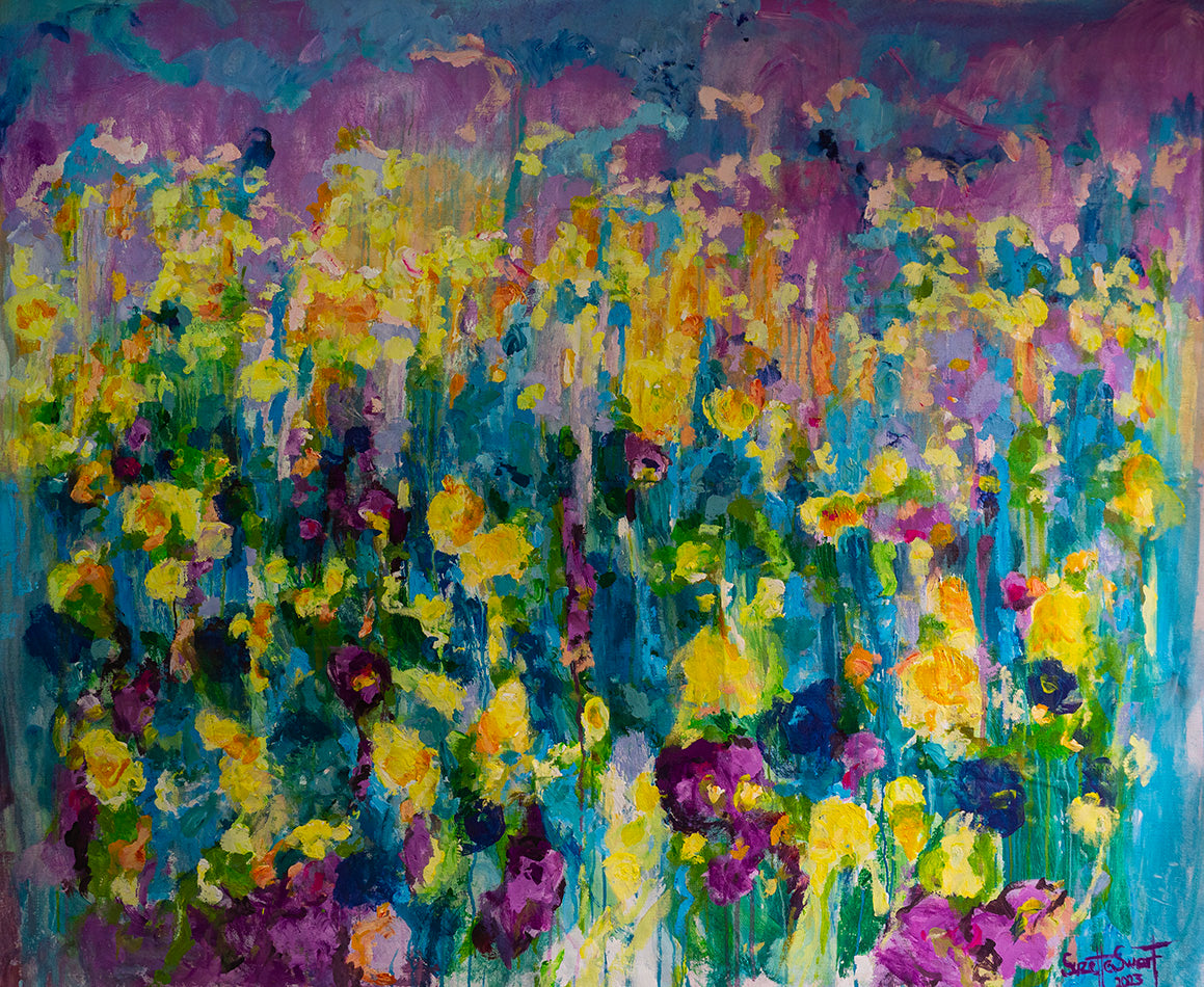 Turqouise Summer 180cm x 135cm x 3.8cm