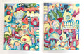 Summer flowers diptych