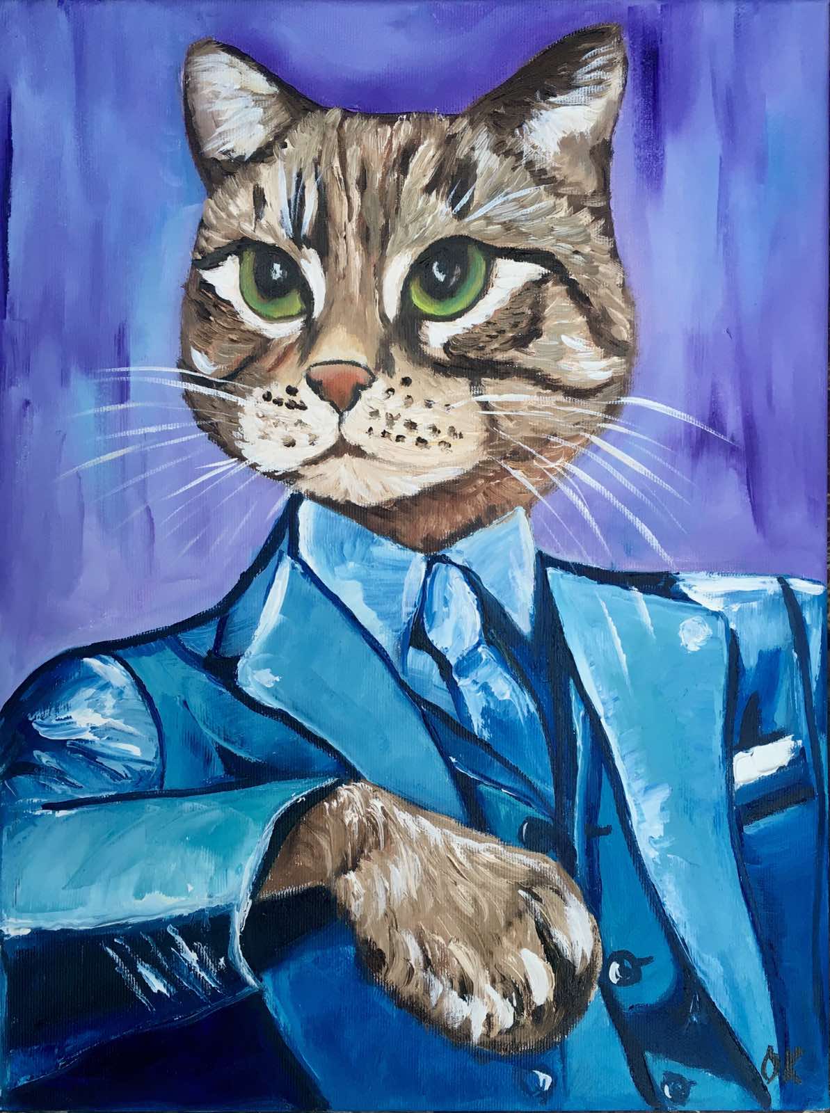 THE CAT OF WALL STREET. FELINE POWER.
