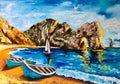 DORSET, JURASSIC COAST, ENGLISH LANDSCAPE.