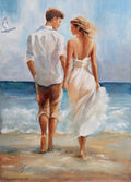 Walking on the  Beach