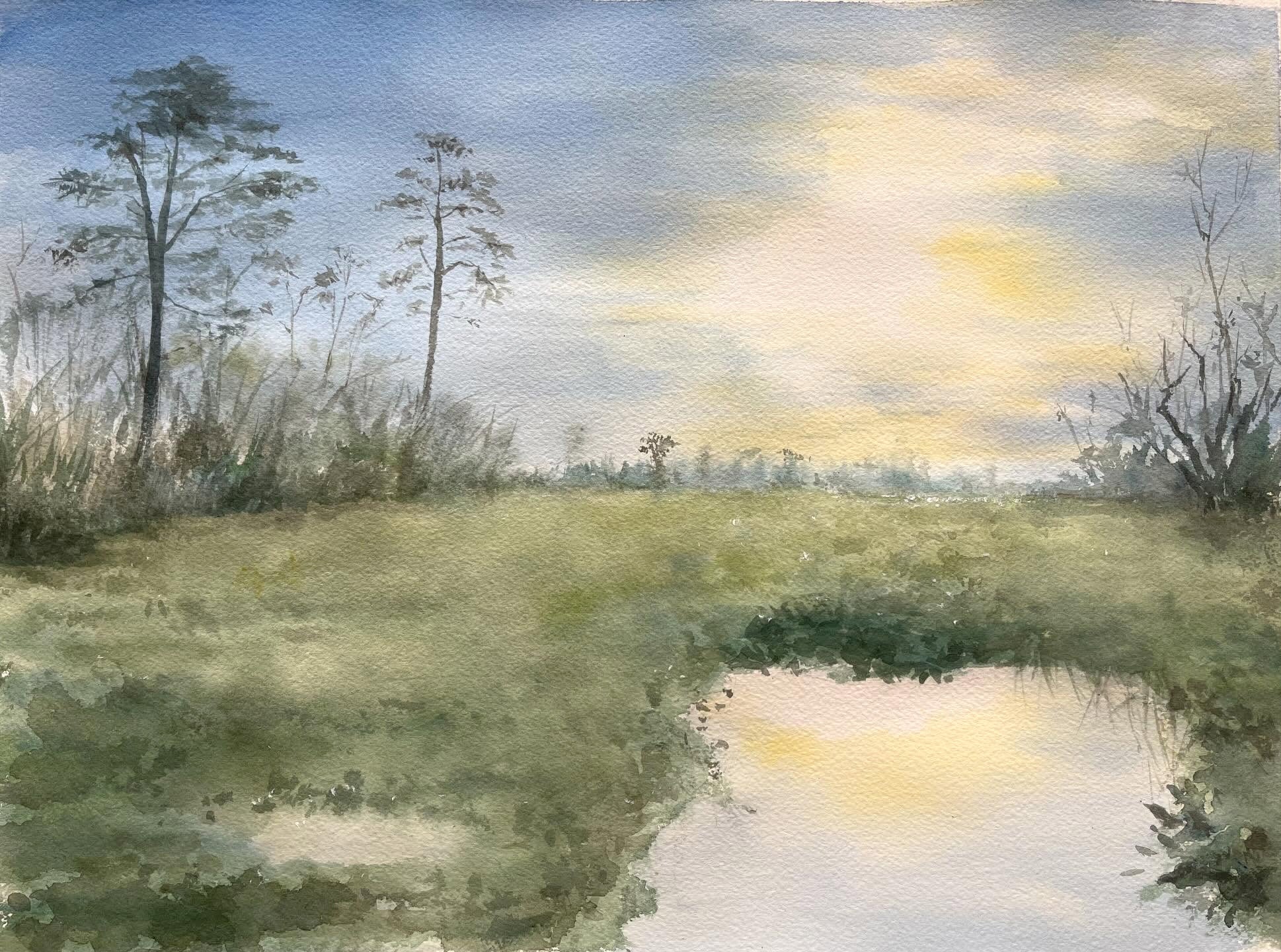 Sunlit Serenity  (Watercolour - Original)