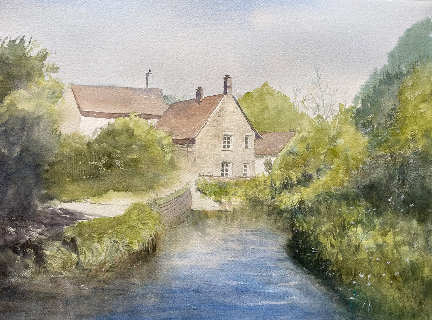 Riverside Harmony  (Watercolour - Original)