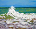 Waves Colliding on the Ceredigion Coast