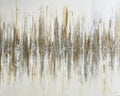 Large White and Gold Abstract Light
