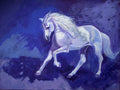 The white horse