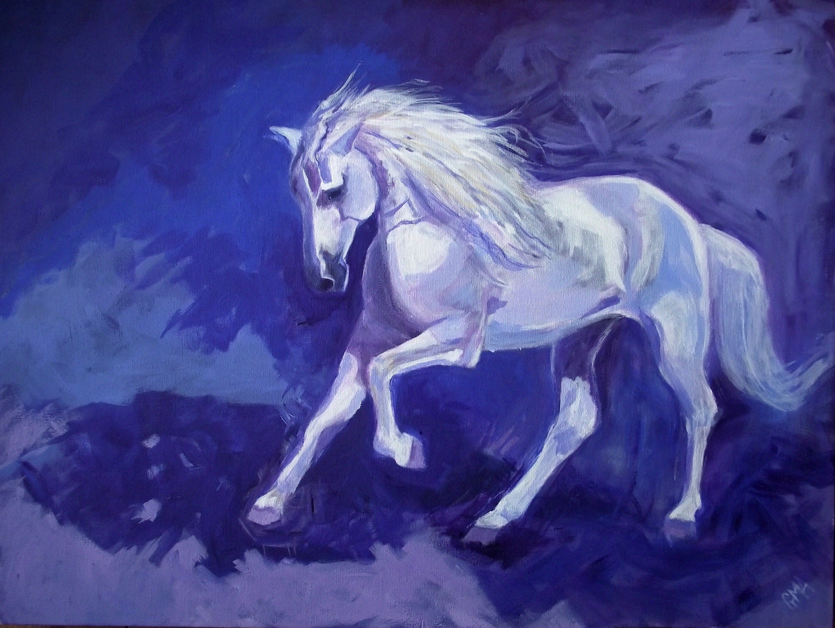 The white horse