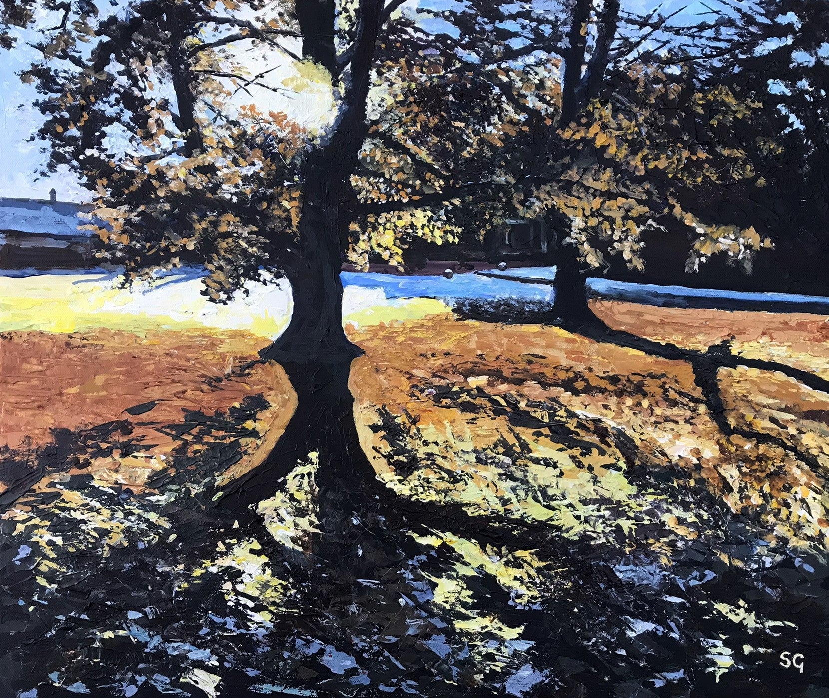 Winter Sun - Sudbury Hall