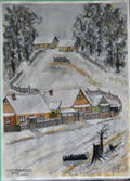 Winter...Winter...Winter 16x22 inches, Water colors SKU 4070