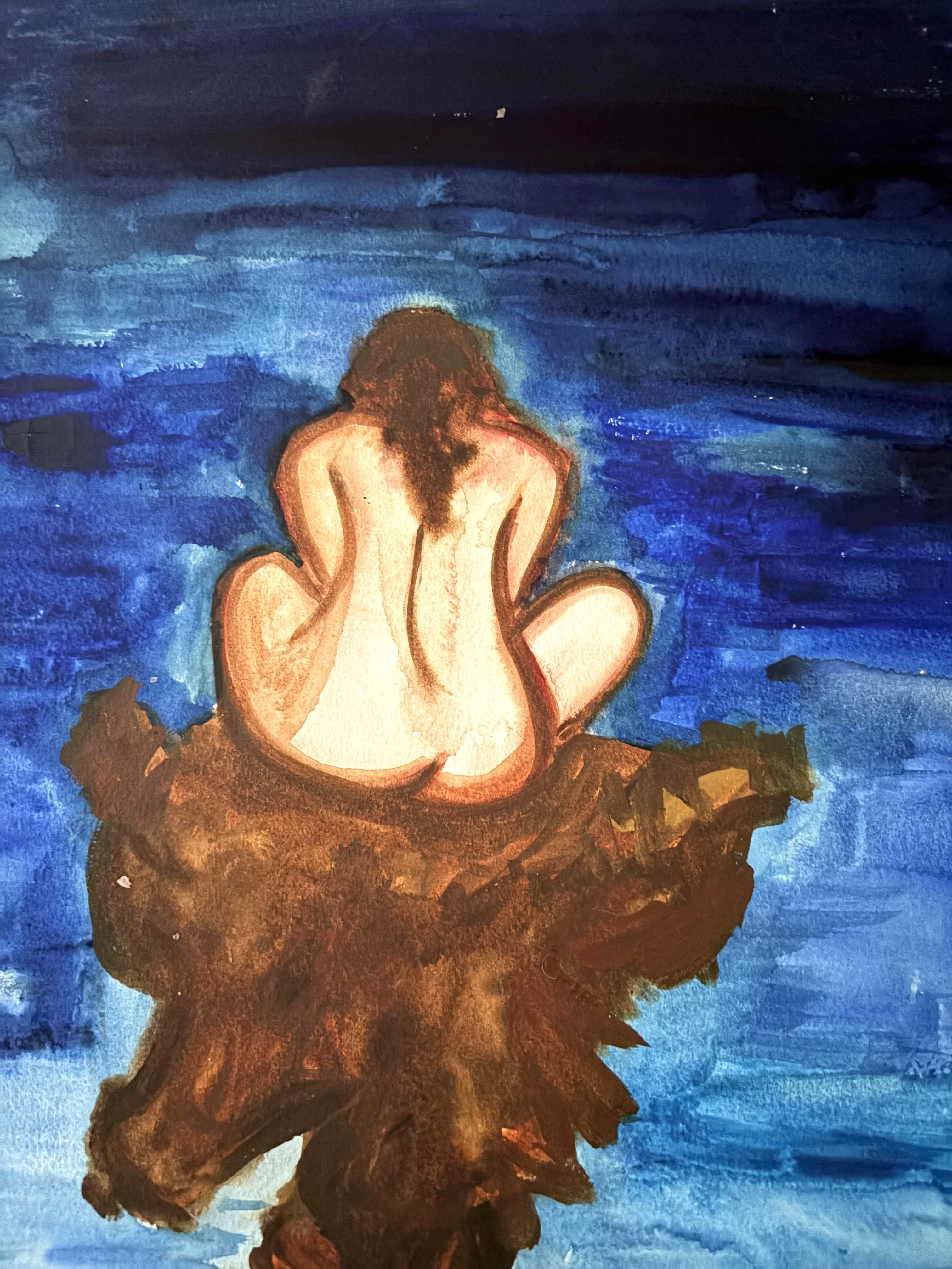 Woman By Sea
