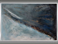 Wonderworld - Abstract structured art in frame