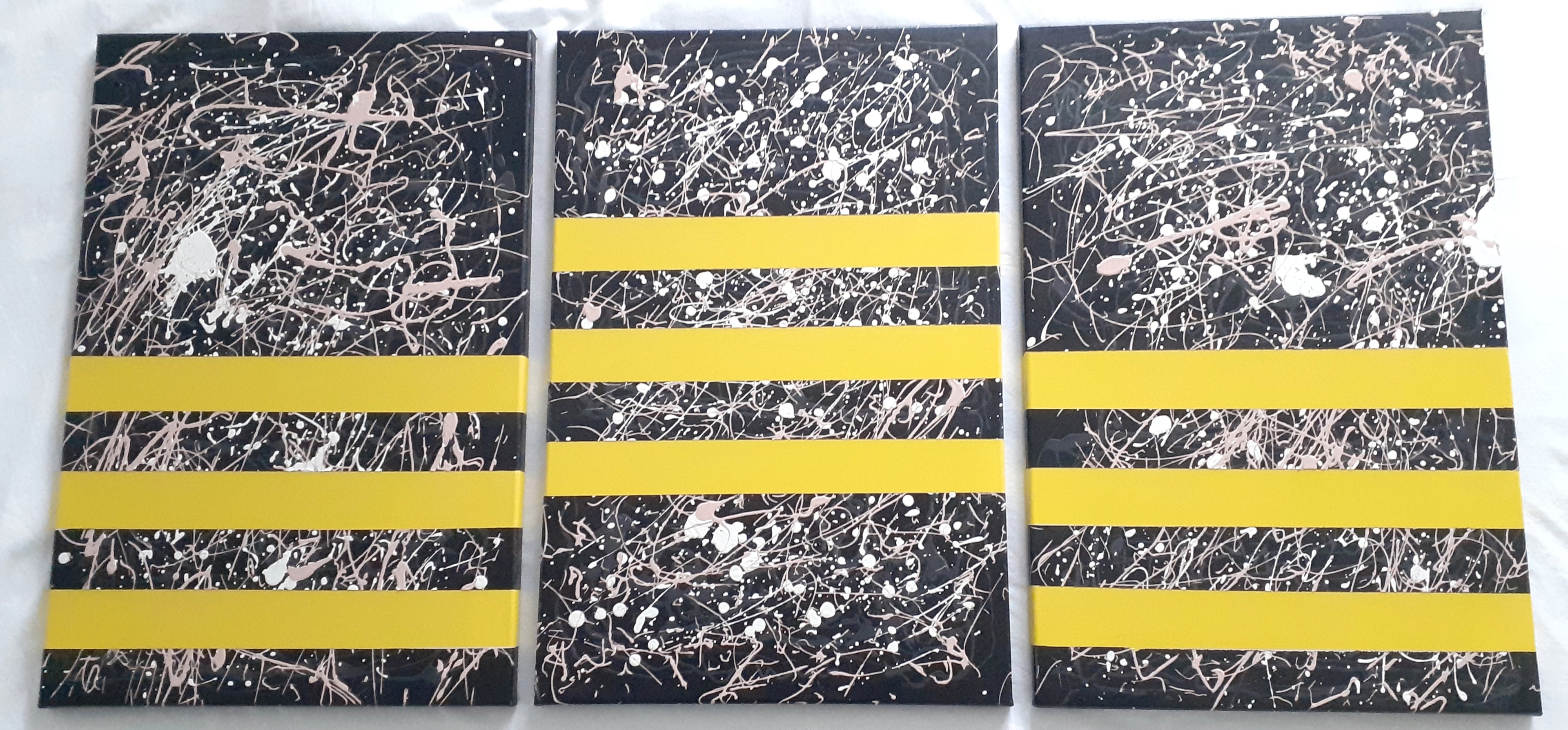 Worker Bees (triptych)