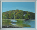 Yacht At Berth, Looe Estuary