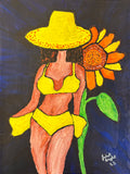 Yellow Bikini