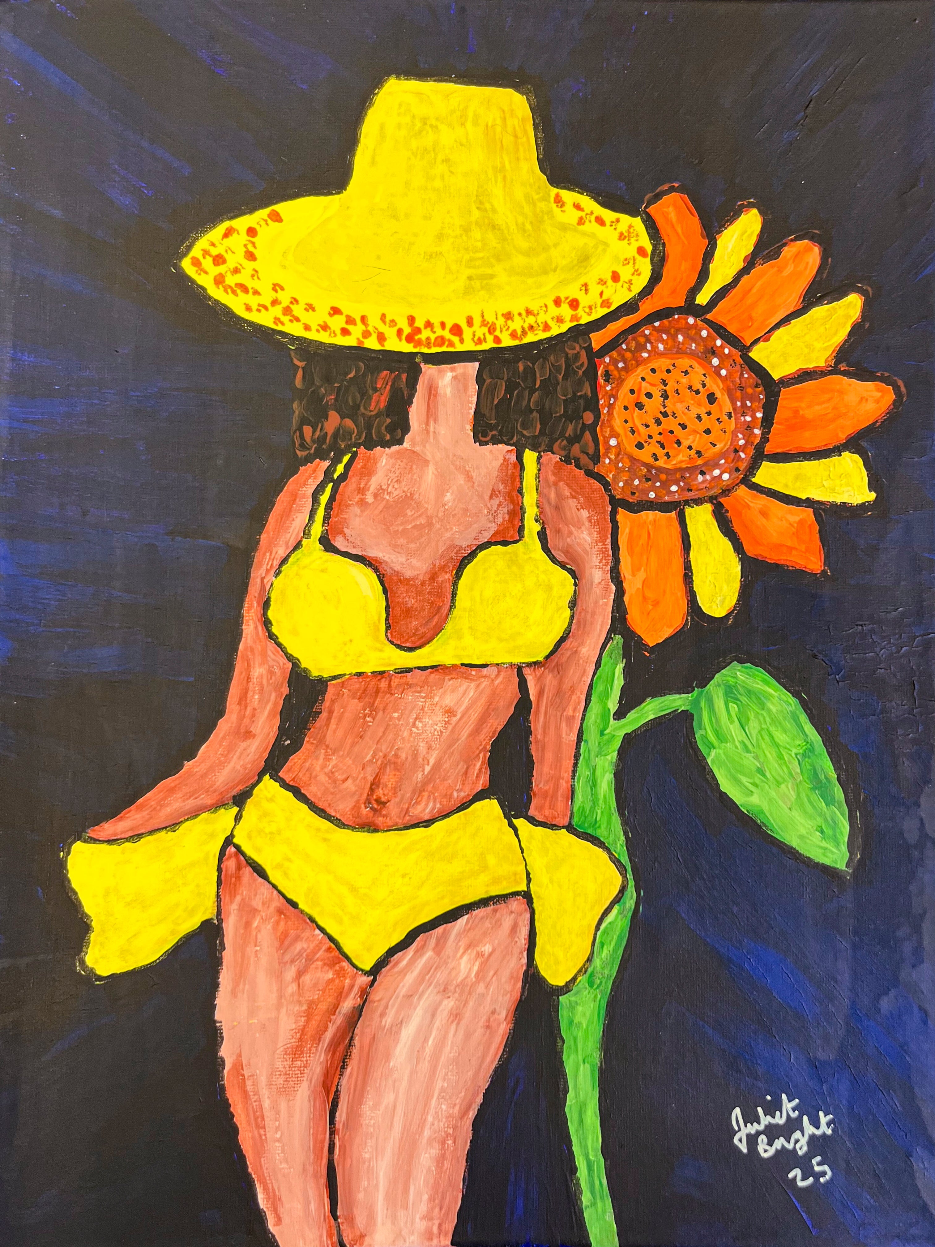 Yellow Bikini