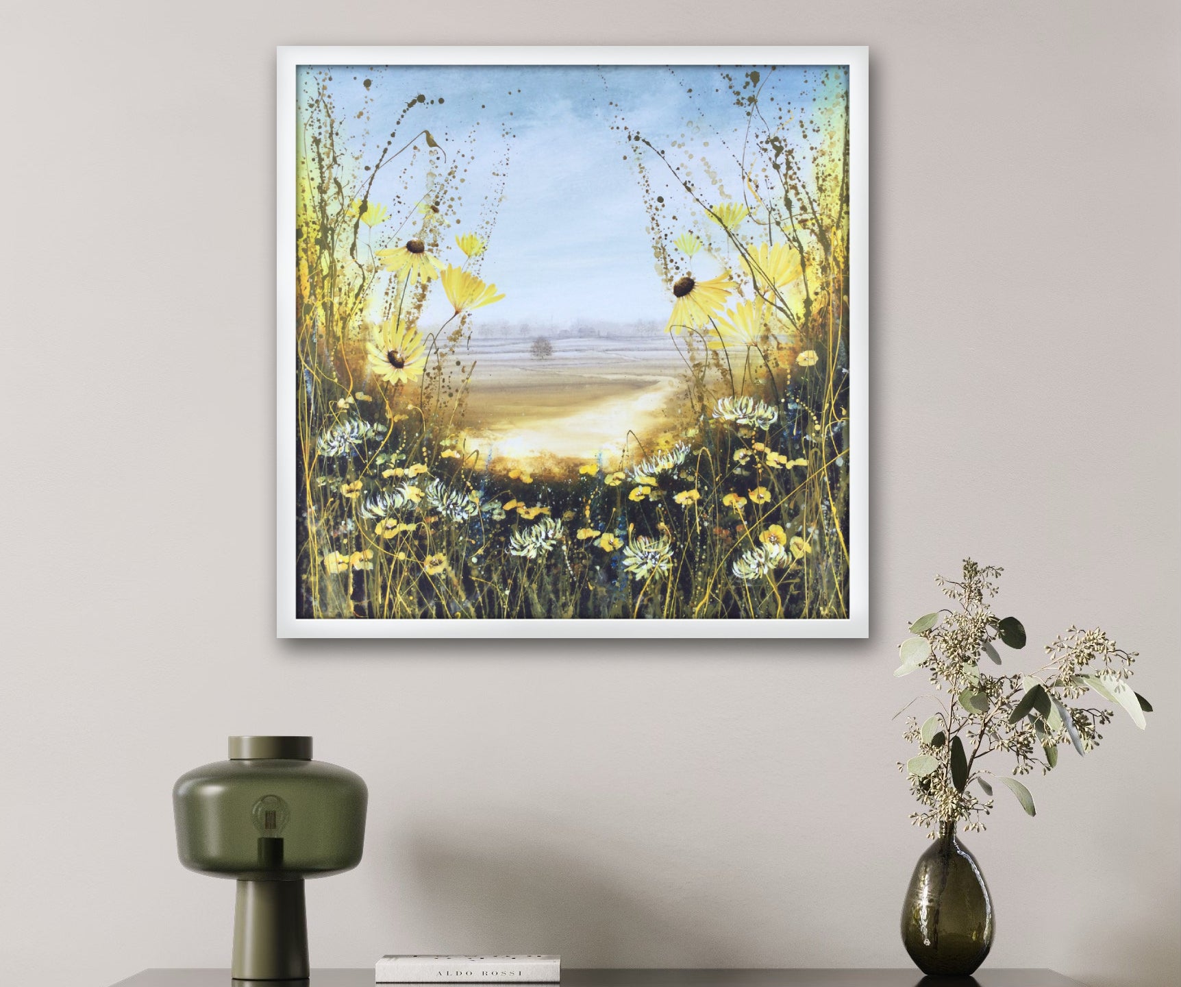 Yellow Daisies Path of Flowers
