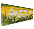 Yellow Orange Landscape with Daisies
