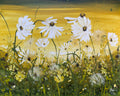 Yellow Sunset & Daisies