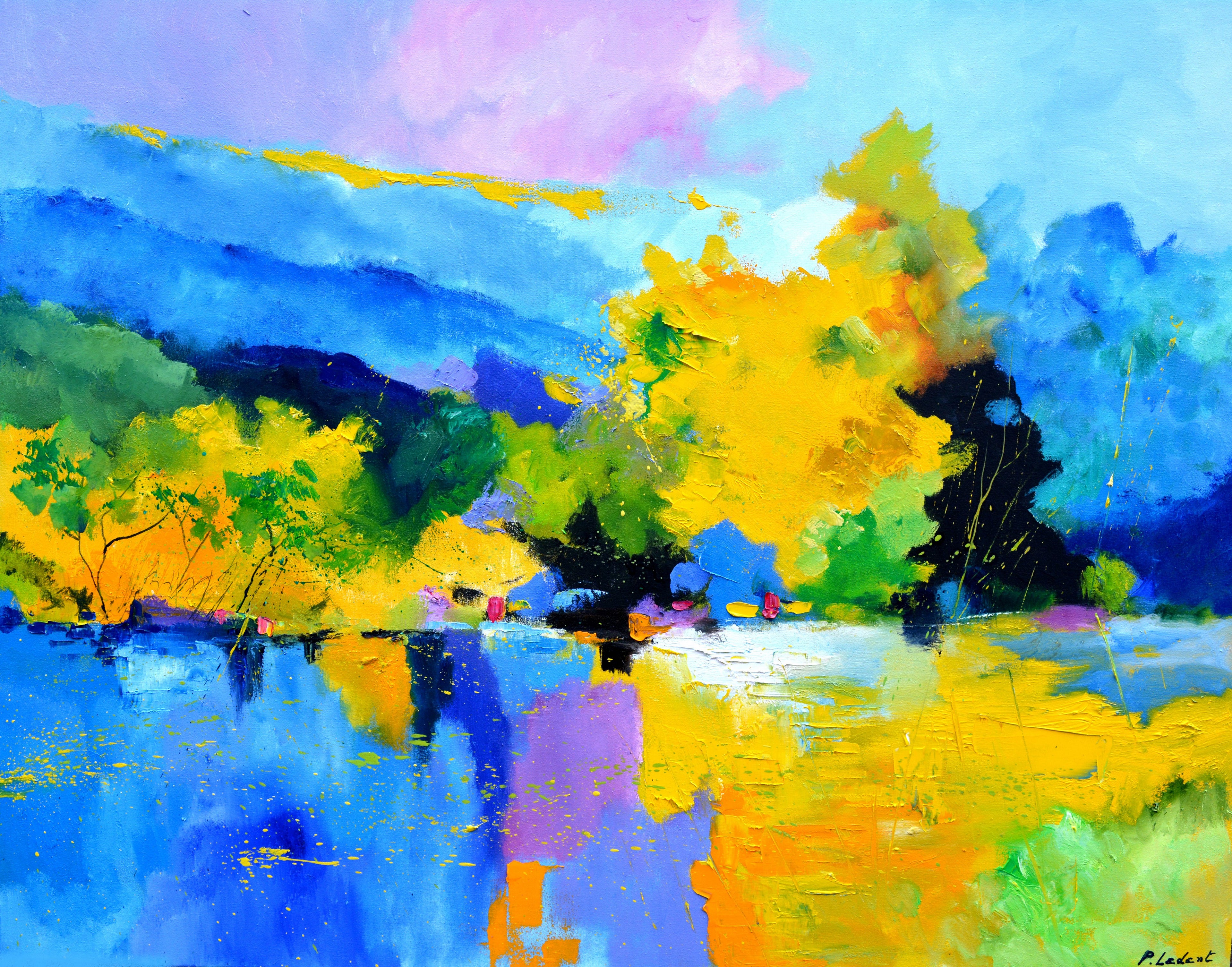 Colourful trees