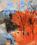 Abstract autumn landscape