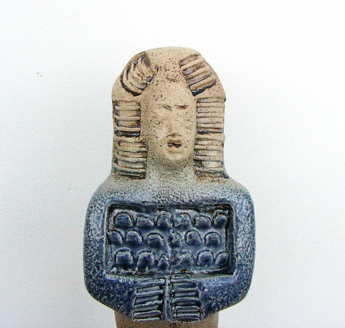Shabti - Ancient Egyptian Figure – Servant to Siptah - Ceramic Sculpture