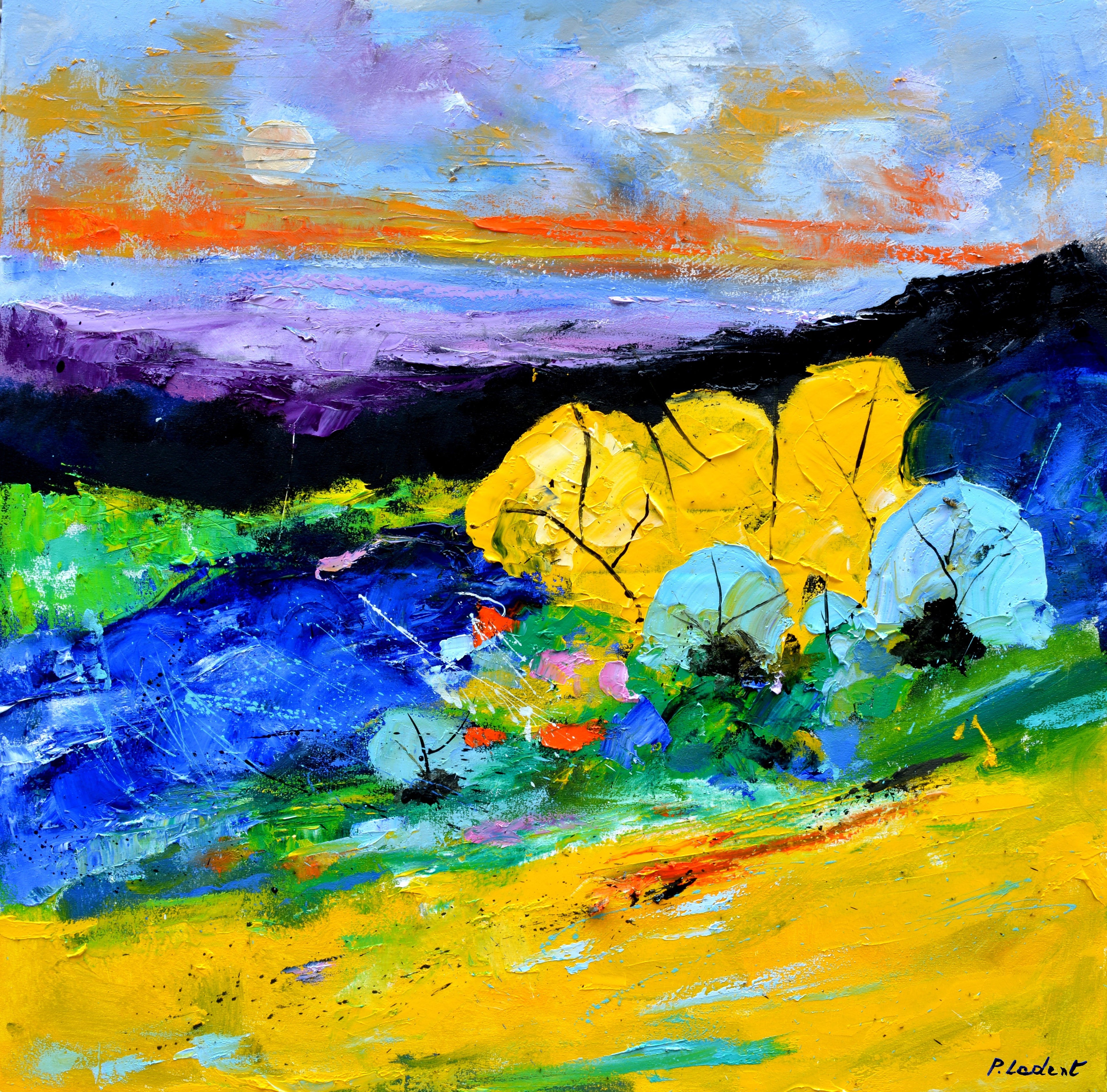 Abstract Summer Landscape